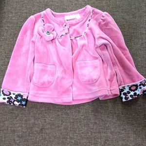 Baby girl velour two piece set. Great condition.